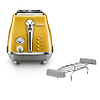מצנם DeLonghi CTOC2103.Y צהוב - 449₪