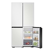 מוצרי חשמל - מקרר 854 ליטר Samsung RF90A9015WH BESPOKE סמסונג 4 דלתות מקפיא תחתון זכוכית לבנה