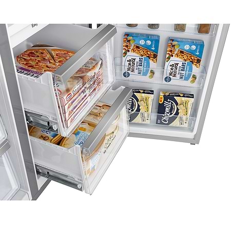 מוצרי חשמל - מקרר הייסנס ‏606 ‏ליטר Hisense דגם RQ72SK ‏מקפיא תחתון 4 דלתות גימור נירוסטה