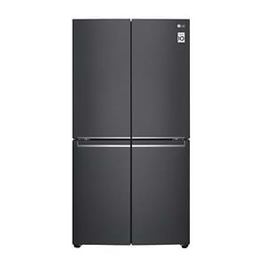 מקרר 664 ‏ליטר LG GRB718MB ‏4 דלתות מקפיא תחתון נירוסטה שחורה