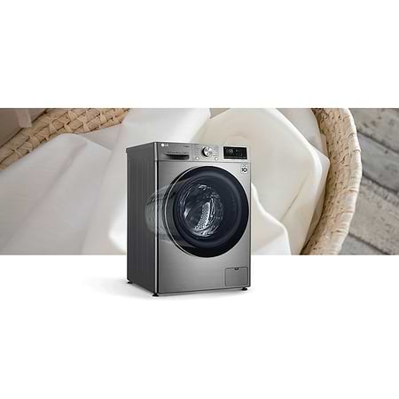 מכונת כביסה 10.5 ‏ק”ג LG F16107WDE פתח חזית משולבת מייבש כביסה