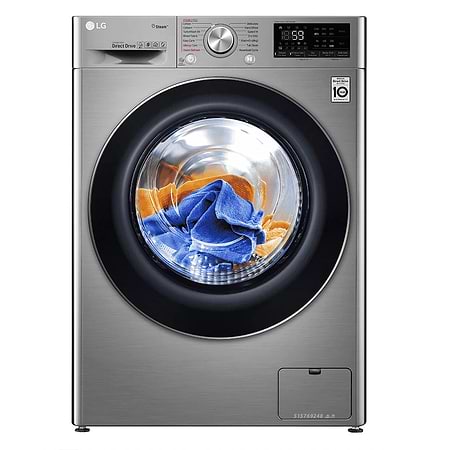 מכונת כביסה 10.5 ‏ק”ג LG F16107WDE פתח חזית משולבת מייבש כביסה