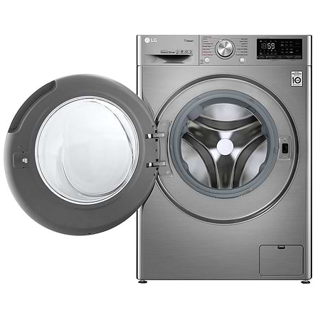 מכונת כביסה 10.5 ‏ק”ג LG F16107WDE פתח חזית משולבת מייבש כביסה