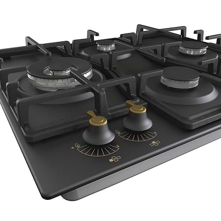 מוצרי חשמל - כיריים גז Gorenje GW6D42CLB גורנייה רטרו שחור