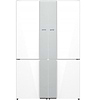 מקרר 4 דלתות 612 ליטר gorenje NRK612ORAW גורניה | זכוכית לבנה