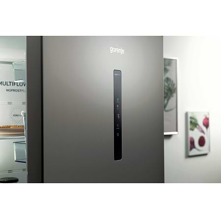 מקרר 4 דלתות 706 ליטר gorenje NRK6202AXL4 גורניה בצבע נירוסטה