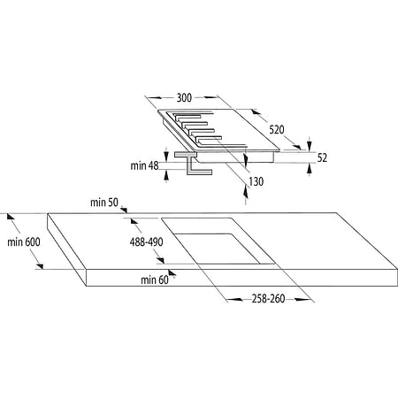 מוצרי חשמל - כיריים אינדוקציה דומינו Gorenje IT321BSC גורנייה