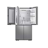 מק״ט מוצר  - מקרר 4 דלתות סמסונג דגם RF72DG9620SR בנפח 678 ליטר עם קיוסק מלא Samsung מקפיא תחתון נירוסטה מוברשת
