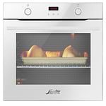 תנור סאוטר בילד אין פירוליטי דגם CUISINE 7300W גימור לבן Sauter יבואן רשמי