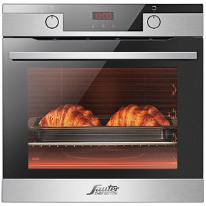 תנור סאוטר בילד אין פירוליטי דגם CUISINE 7300IX גימור נירוסטה Sauter