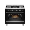 תנור 90 ס”מ משולב כיריים Sauter SOC9055B סאוטר | תוצרת איטליה