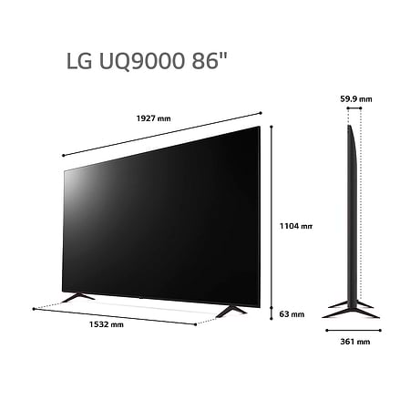 אחריות - טלוויזיה LG 86UQ90006LC 4K ‏86 ‏אינטש