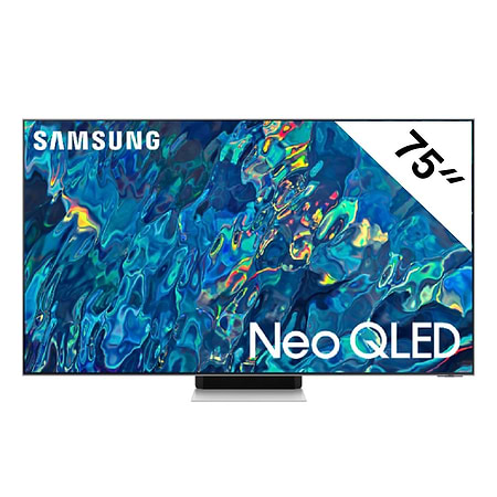 טלוויזיה חכמה Samsung Neo QLED QE75QN95B 4K סמסונג 75 ‏אינטש | כולל התקנה ומתקן צמוד קיר