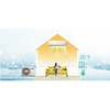 מזגן עילי אינוורטר HISENSE Moon Inverter 395 הייסנס - 4899₪