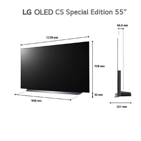 מק״ט מוצר  - טלוויזיה LG OLED55CS6LA 4K ‏55 ‏אינטש | שלוש שנות אחריות VIP