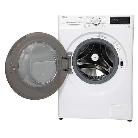 מוצרי חשמל - מכונת כביסה 10.5 קילו LG F16105SWDE פתח קדמי