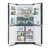 מוצרי חשמל - מקרר ‏525 ‏ליטר Sharp SJ8590WH שארפ 4 דלתות מקפיא תחתון זכוכית לבנה