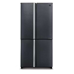 מקרר ‏572 ‏ליטר Sharp SJ8950SL שארפ 4 דלתות מקפיא תחתון נירוסטה מושחרת