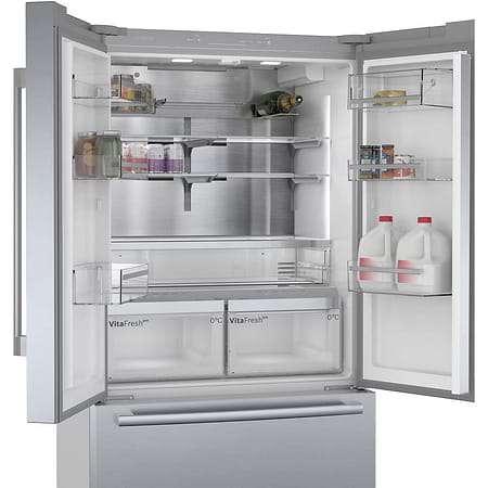 מקרר 573 ליטר Bosch KFF96PIEP בוש 3 דלתות מקפיא תחתון נירוסטה - 7790₪