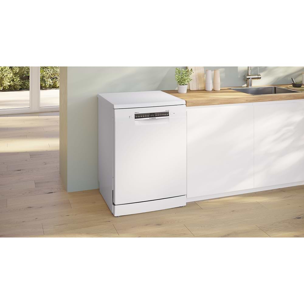 מדיח כלים בוש - מדיח כלים רחב בוש Bosch SMS4ECW28E עם פתיחה אוטומטית גימור לבן תוצרת גרמניה