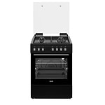 תנור משולב כיריים Sauter ELEGANT 5760B סאוטר שחור