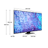 טלוויזיה חכמה Samsung QLED QE98Q80C 120Hz 4K סמסונג 98 ‏אינטש - 13990₪