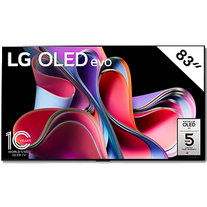 טלוויזיה חכמה 83 ‏אינטש LG OLED Evo OLED83G36LA 4K 120Hz ‏ | 5 שנות אחריות על הפאנל