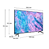 טלוויזיה 50 אינץ סמסונג דגם UE50CU7000 חכמה SAMSUNG 4K שנת 2024 יבואן רשמי סמליין - 1790₪