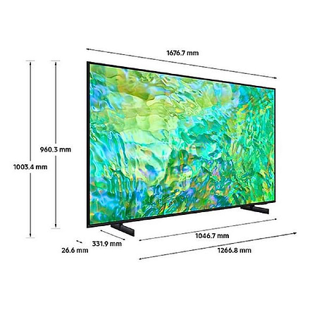 טלוויזיה Samsung UE65CU8000 4K סמסונג 65 ‏אינטש - 2990₪
