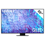 טלוויזיה 55 אינץ סמסונג דגם QE55Q80C 120Hz חכמה Samsung QLED 4K יבואן רשמי סמליין