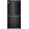 מק״ט מוצר  - מקרר 530 ‏ליטר LG InstaView GR628BINS ‏4 דלתות מקפיא תחתון נירוסטה מושחרת