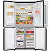 מקרר 530 ‏ליטר LG InstaView GR628BINS ‏4 דלתות מקפיא תחתון נירוסטה מושחרת - 9249₪