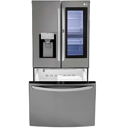 מקרר 772 ליטר LG InstaView GRX265KR מקפיא תחתון 3 דלתות עם קיוסק - 11799₪