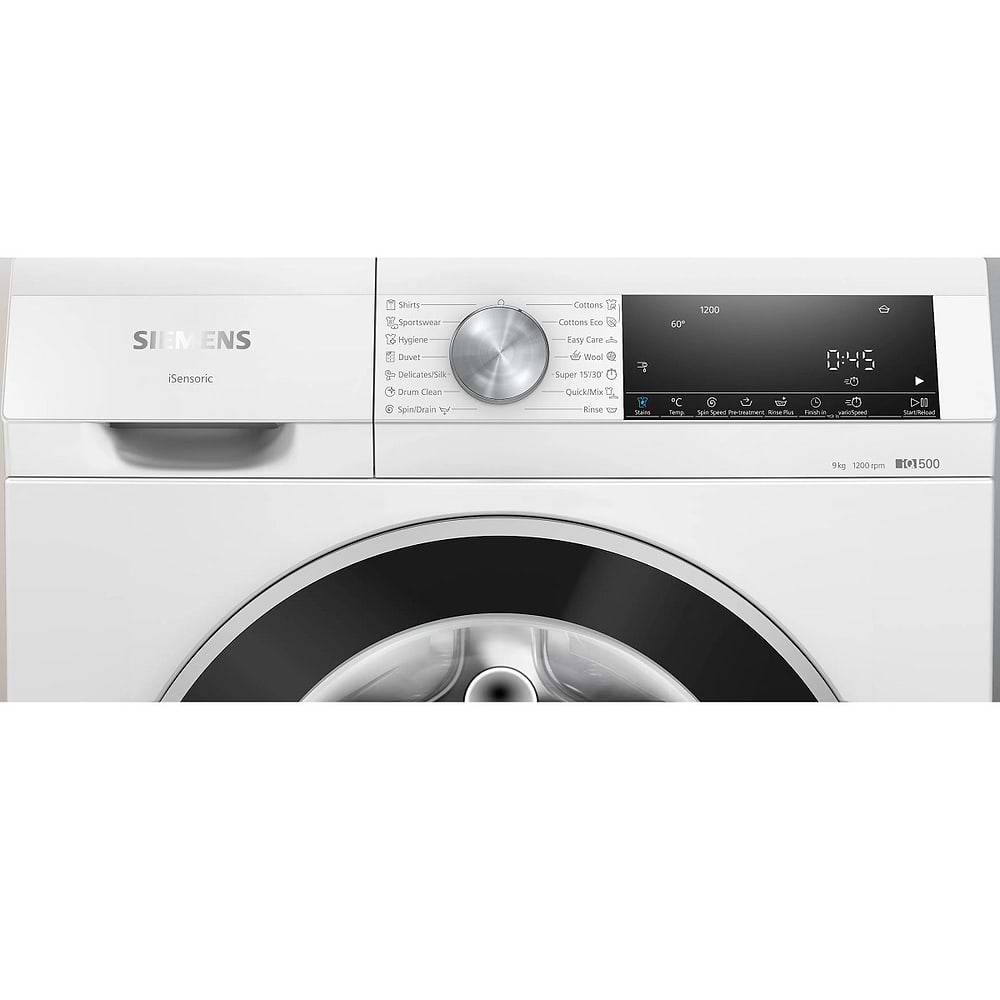 מק״ט מוצר  - מכונת כביסה 9 ק”ג SIEMENS WG42A1X9IL סימנס פתח קידמי | דירוג אנרגטי A