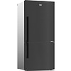 מקררי BEKO - מקרר‏ ‏580 ‏ליטר Beko CN160236XB בקו מקפיא תחתון | נירוסטה מושחרת