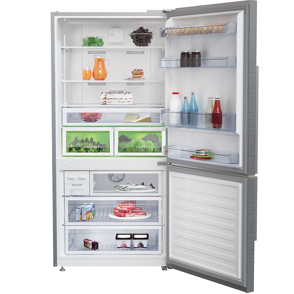 מקרר ‏580 ‏ליטר BEKO CN160241XB מקפיא תחתון בקו - 4590₪