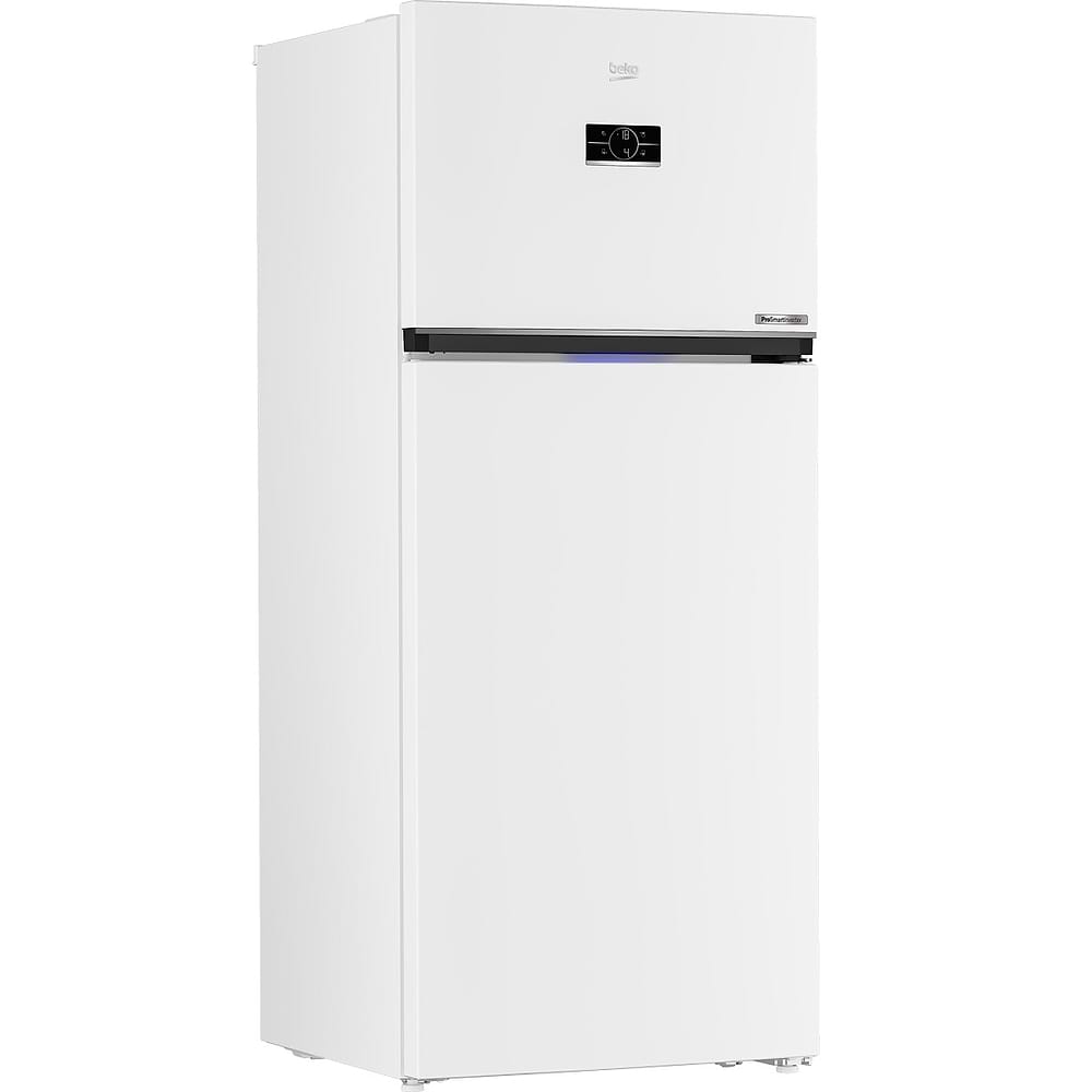 מק״ט מוצר  - מקרר ‏557 ‏ליטר Beko DN156822W מקפיא עליון בקו | צבע לבן