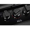 מק״ט מוצר  - כיריים גז 5 להבות AEG HKB75550NB זכוכית שחורה 75 ס”מ