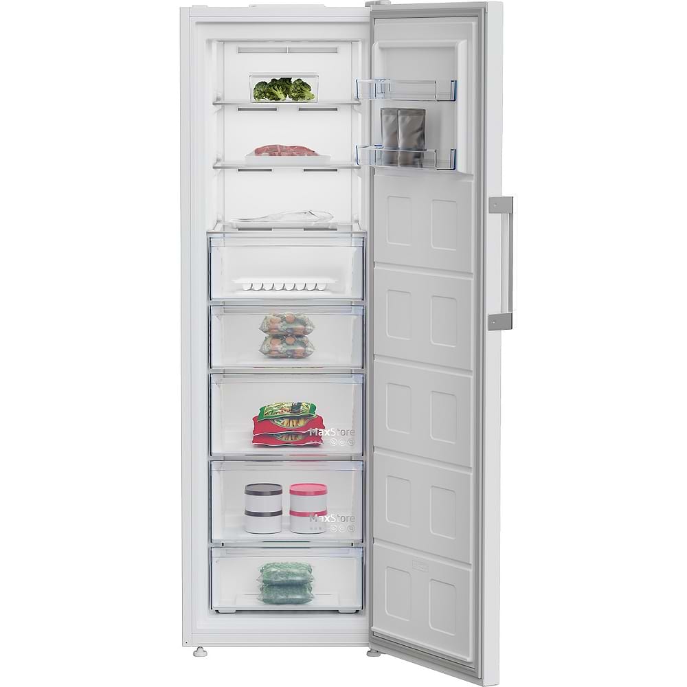 מקפיא 8 מגירות Beko RFNE316L33W בקו 286 ליטר | NO FROST - 3090₪