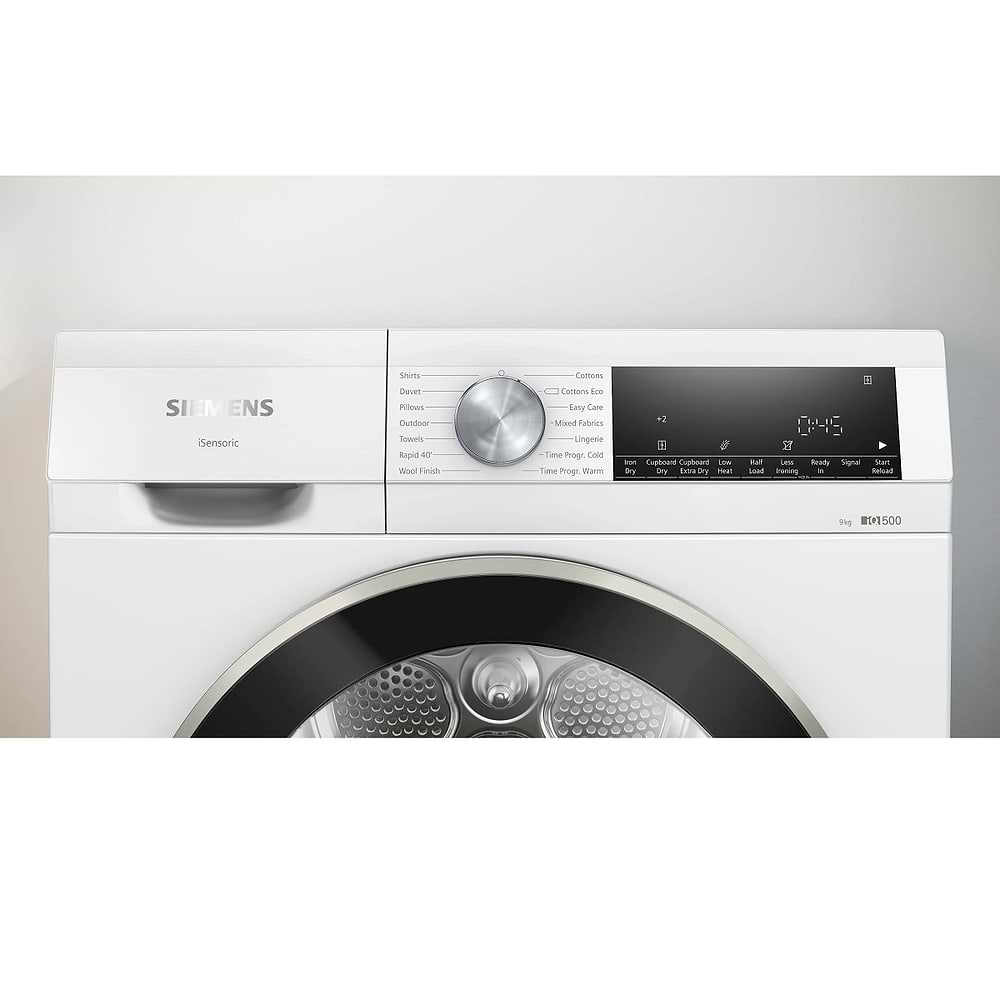 מבצעים - מייבש כביסה 9 קילו SIEMENS WQ41G29IL סימנס עם משאבת חום | דירוג אנרגטי A++