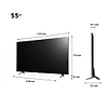 טלוויזיה חכמה ‏55 ‏אינטש LG QNED 55QNED756RB 4K | שלוש שנות אחריות VIP - 2890₪