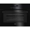 ‏תנור בנוי משולב מיקרוגל AEG KME761000B שחור 45 ס”מ