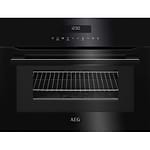‏תנור בנוי משולב מיקרוגל AEG KME761000B שחור 45 ס”מ
