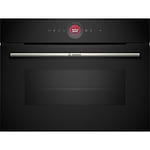 תנור בנוי 45 ליטר משולב מיקרוגל בוש Bosch CMG7241B1 גימור שחור