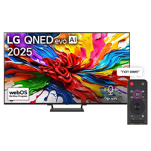 טלוויזיה 85 אינץ LG 4K QNED Evo AI MiniLED דגם 85QNED93A6A