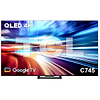 טלוויזיה חכמה 75 אינטש TCL Google TV QLED 75C745 144Hz UHD 4K