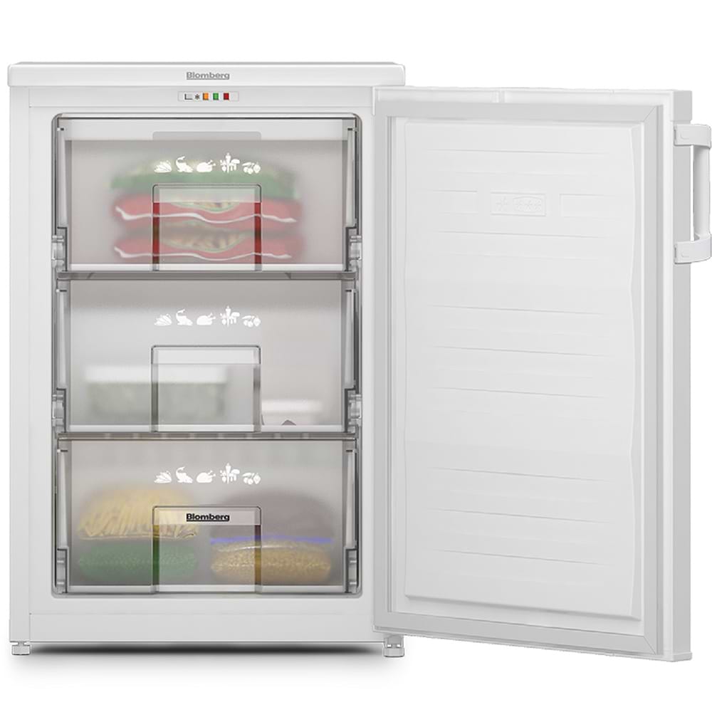 מקפיא 3 מגירות Blomberg FNE1531P ‏65 ‏ליטר בלומברג - 1690₪