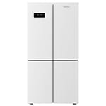 מקרר 572 ליטר Blomberg KQD1623GW בלומברג 4 דלתות מקפיא תחתון | זכוכית לבנה