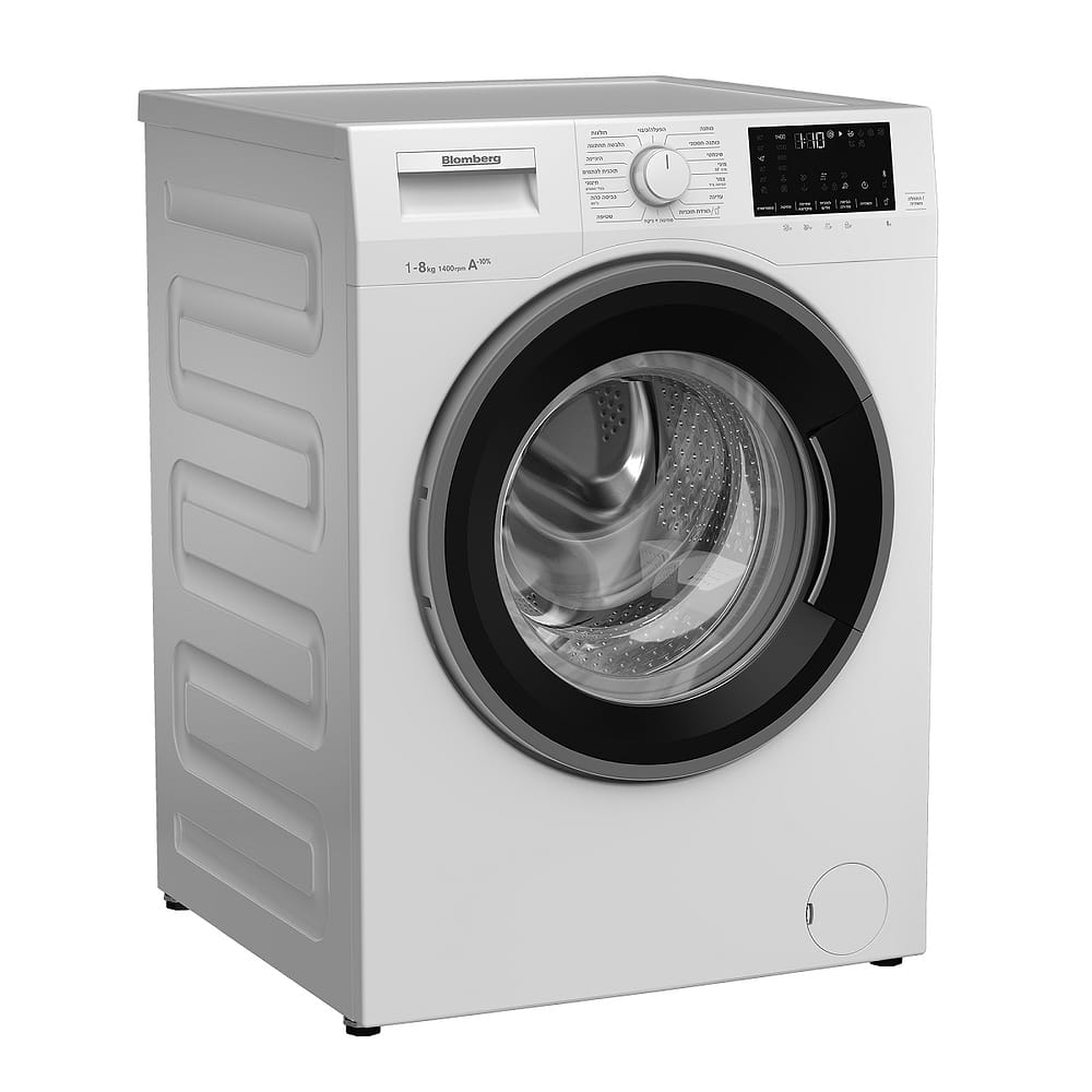 מק״ט מוצר  - מכונת כביסה 8 קילו Blomberg LWF384417W בלומברג פתח קידמי