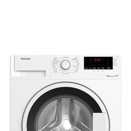 מכונת כביסה 8 קילו Blomberg LWF8107W בלומברג פתח קידמי - 2090₪